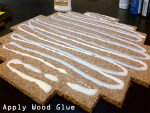 Apply Woodglue