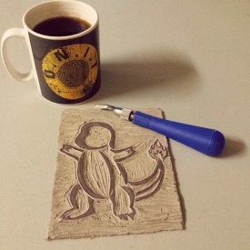 Blockprint Charmander