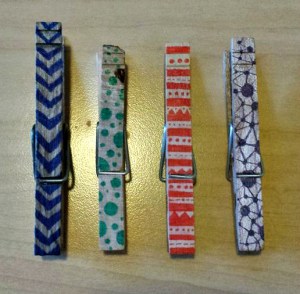 Color clothespins