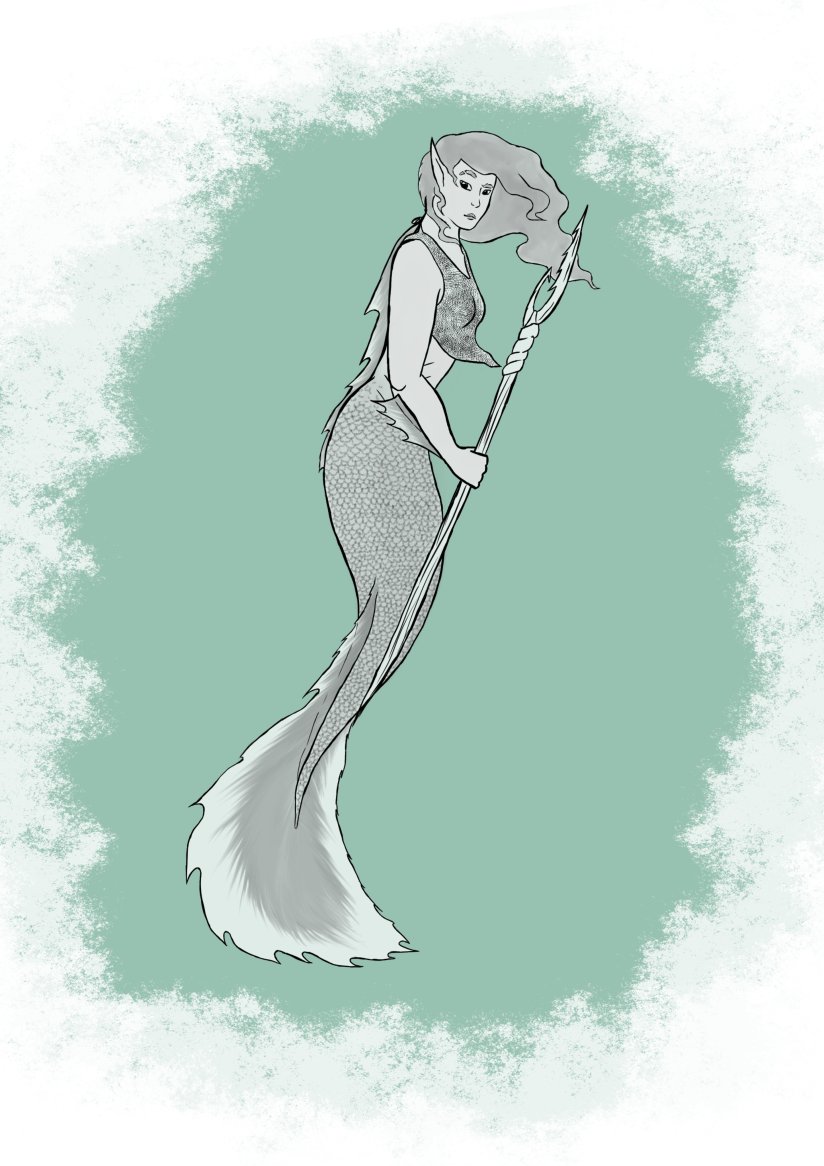 Warrior Mermaid-DA